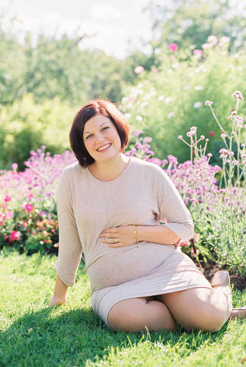 maternity photos on film