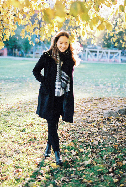 Autumn Portrait Photos Using Film