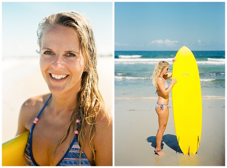 Portrait photos at the beach