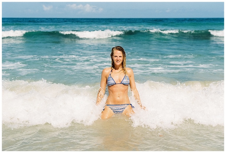 Portrait photos at the beach