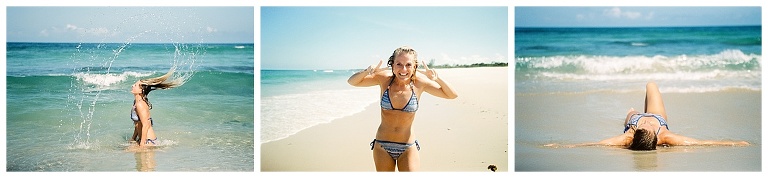 Portrait photos at the beach